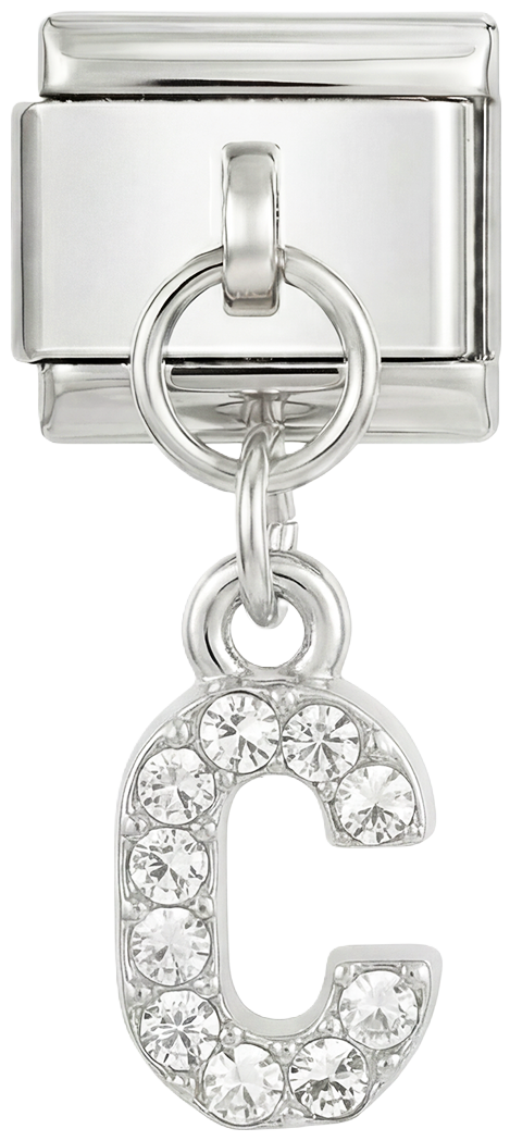 TOBE ADDED - Letter C with Stones, Hanging, on Silver - Letter-C-with-stones-hanging-on-silver.png