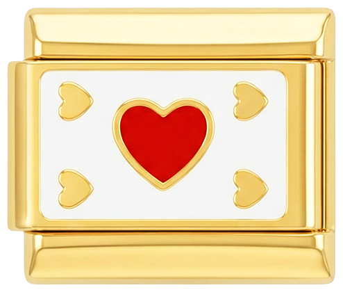 Heart Card Gold