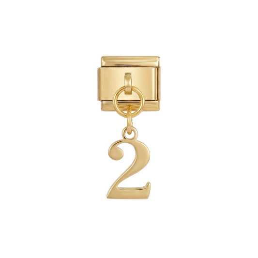 Number 2, Hanging, on Gold