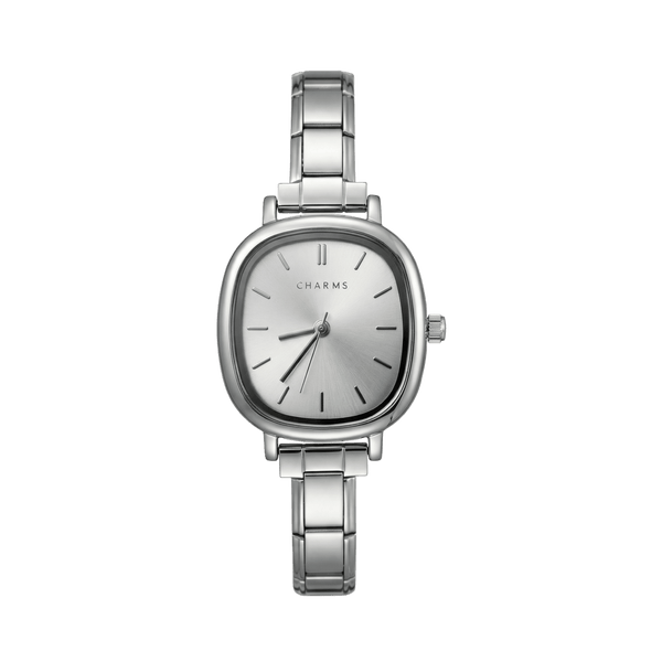 Capri Watch Silver – White Dial Edition