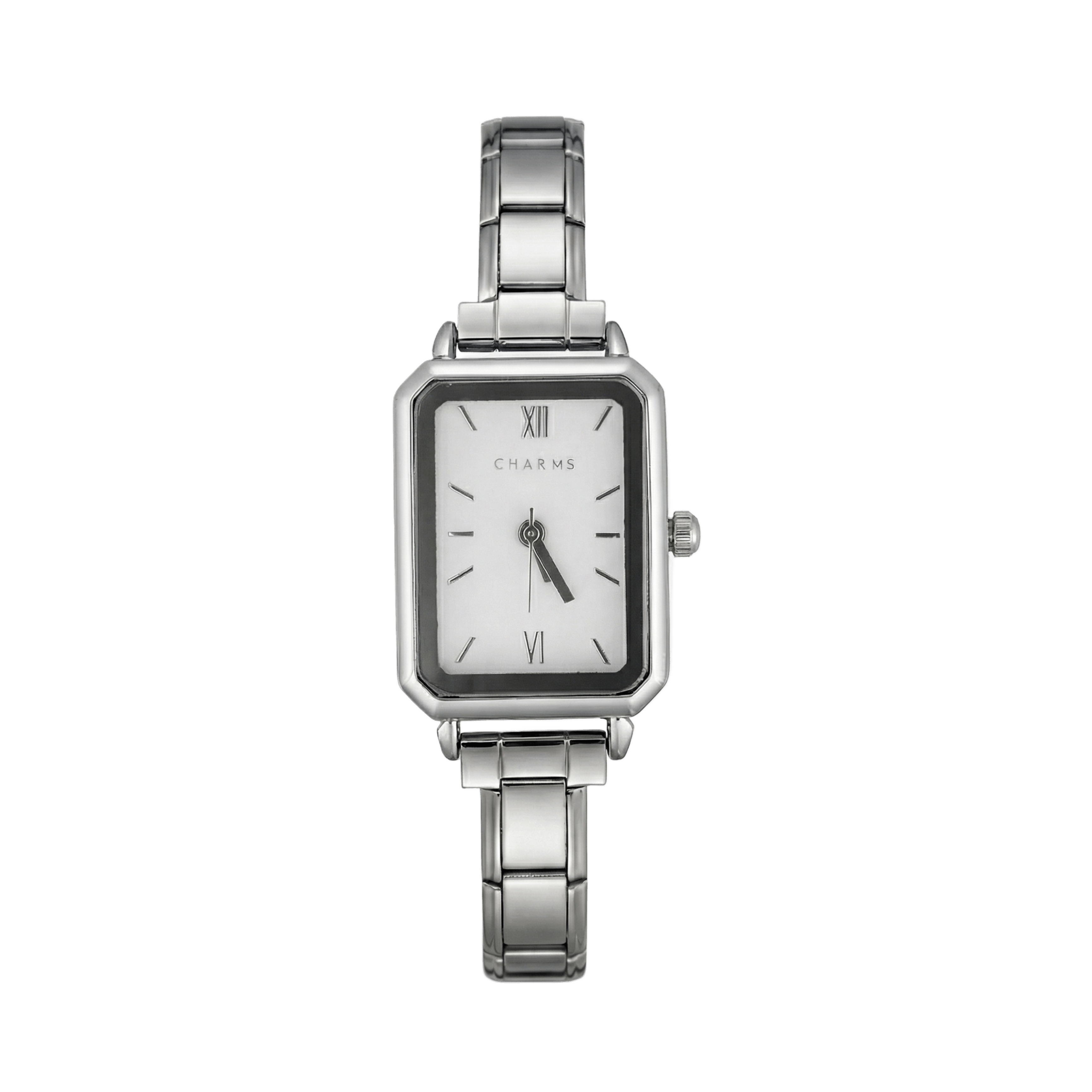 Como Watch Silver White Dial