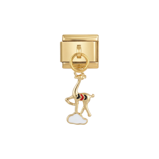 Deer on Cloud, on Gold