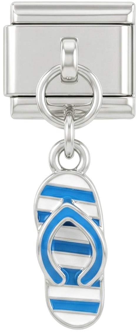 Flip Flops Hanging on Silver