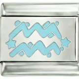Blue Aquarius Symbol on Silver - blue-aquarius-symbol-on-silver.png