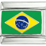 Brazil Flag, on Silver - brazil-on-silver.png