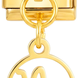 Capricorn Sign Hanging on Gold