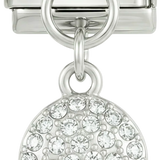 Mushroom with White Stones Hanging on Silver - mushroom-with-white-stones-hanging-on-silver.png