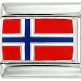 Norway Flag, on Silver - norway-flag-on-silver.png