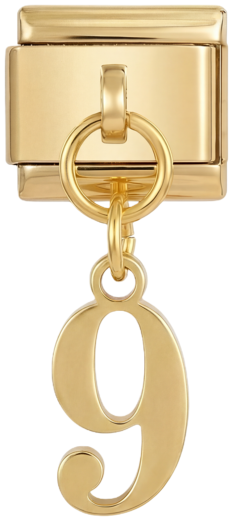 Number 9, Hanging, on Gold - number-9-hanging-on-gold.png