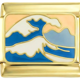Waves and Moutain on Gold - waves-and-mountain-on-gold.png