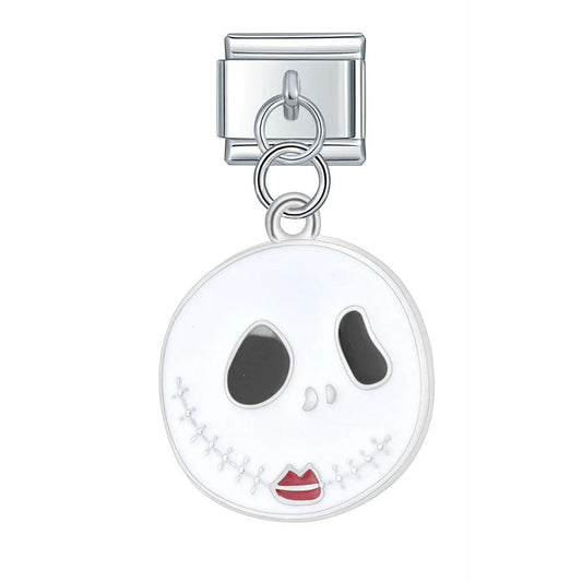 White Ghost with Stitched Mouth - Charms Official
