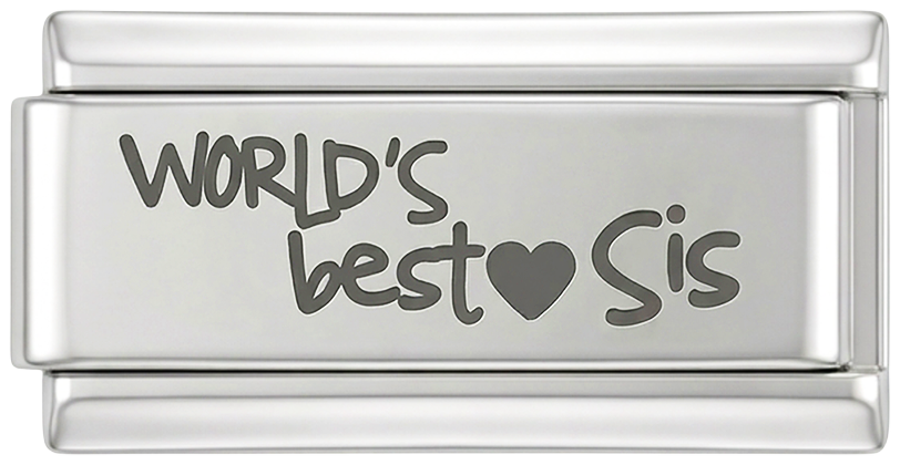 World's Best Sis, on Silver